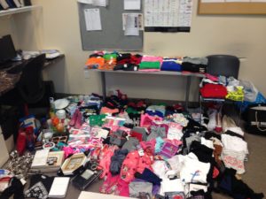 More than $6,000 worth of merchandise was stolen from the Square One Mall in Saugus and outlet stores in Kittery, Maine. (Saugus Police Photo)