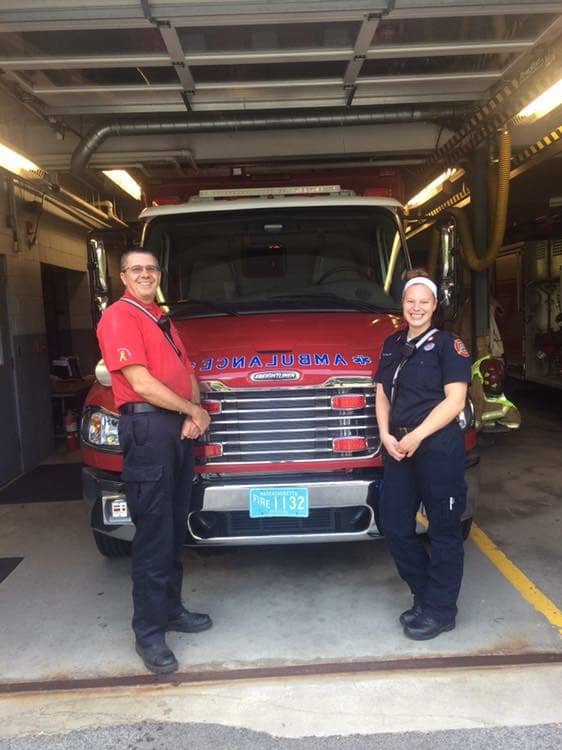 Left to right: Firefighter Thomas Ash and Firefighter Brittany Taylor. (Courtesy Photo)