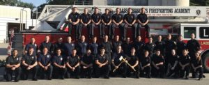 On Friday, July 14, 2017, 36 recruits (34 men and two women) graduated from the Massachusetts Fire Academy. They came from the 19 fire departments of: Burlington, Cambridge, Falmouth, Framingham, Franklin, Leominster, Mansfield, North Attleboro, Natick, Needham, New Bedford, Newton, Norfolk, Sandwich, Somerville, Sudbury, Tewksbury, Whitman, and Yarmouth. (Massachusetts Department of Fire Services/Courtesy Photo)