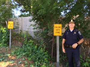 Georgetown's "Online Safe Zone" program was implemented by Lt. Scott Hatch.