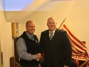 Chief Donald Cudmore and Officer Jason Pugliese. (Courtesy Photo)