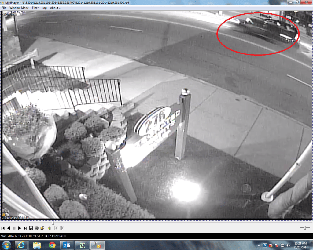 Suspect vehicle