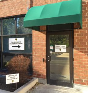 The Arlington Police Department will be temporarily located at the Cusack Building during station renovations. (Courtesy photo)