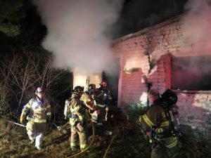 The Gloucester Fire Department put out a large residential fire last night. (Courtesy Photo)