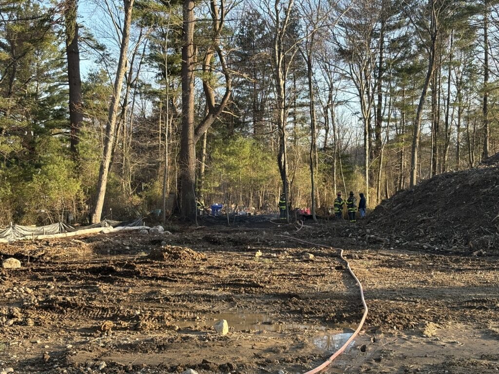 Whitman shed fire 4/9/26