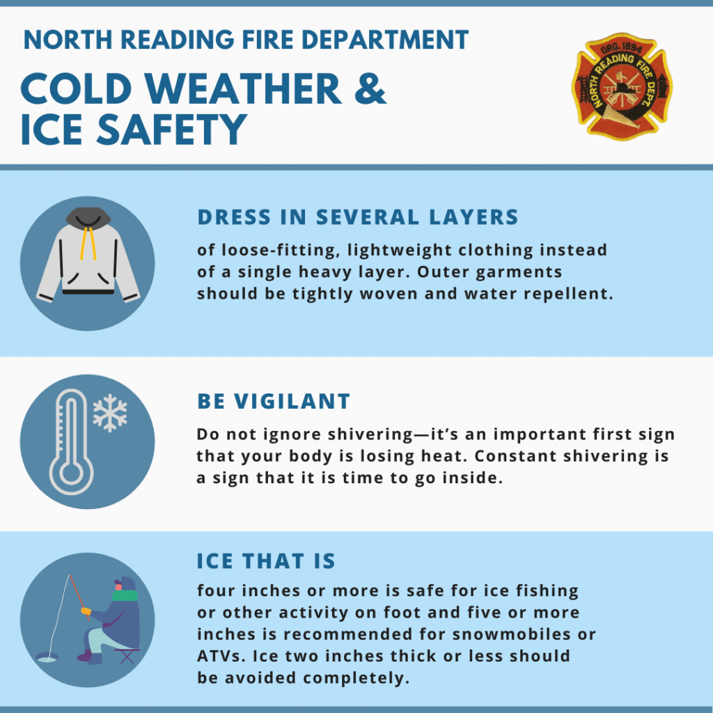 North Reading Fire Department Department Shares Cold Weather Safety ...