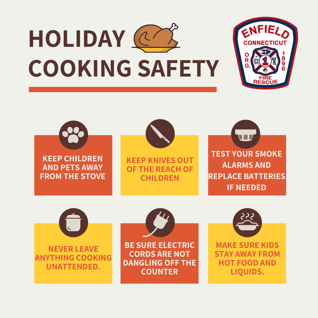 Enfield Fire District No. 1 Offers Cooking Safety Tips for the Holiday ...