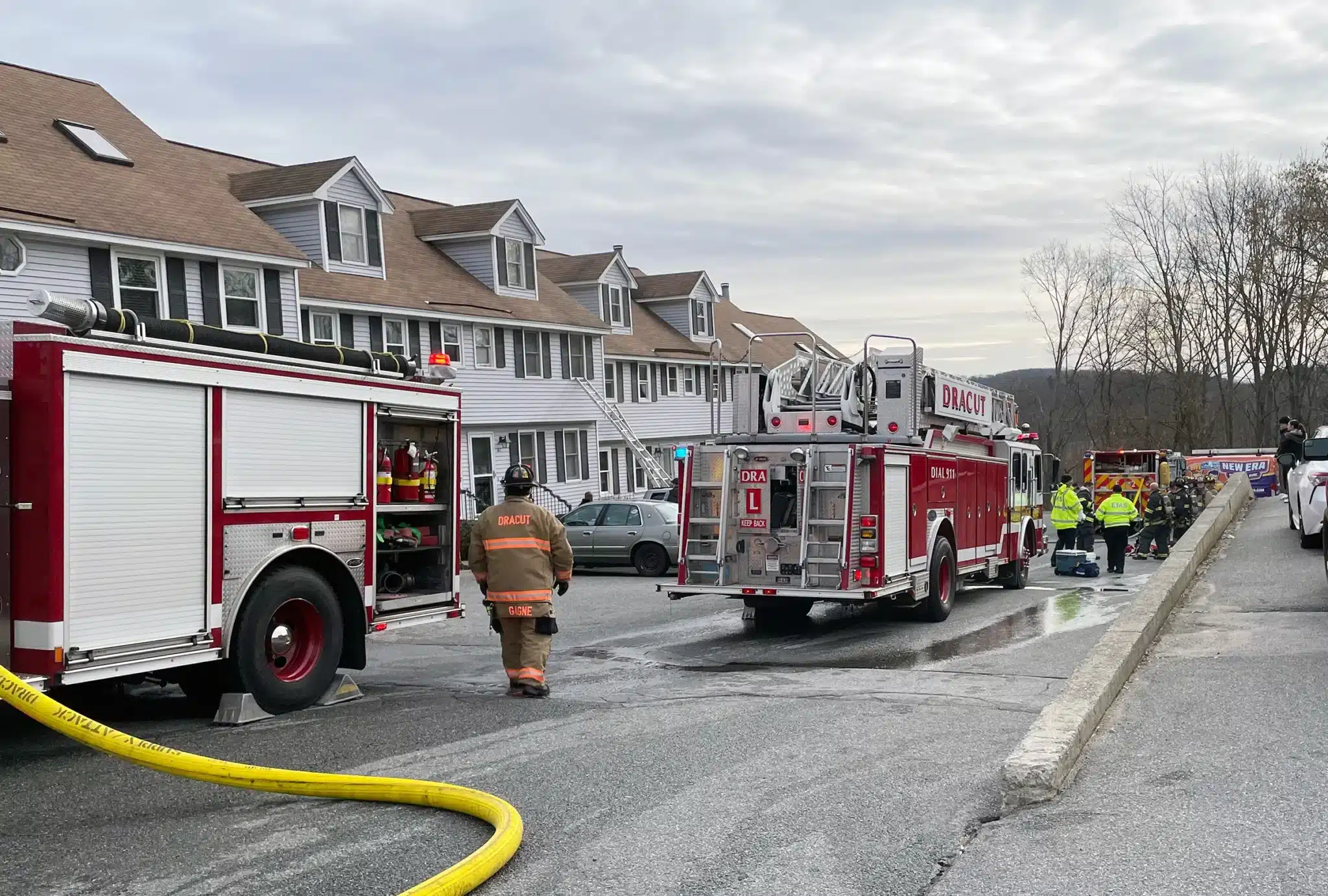 Dracut Fire Department Quickly Extinguishes Working Fire on Broadway ...
