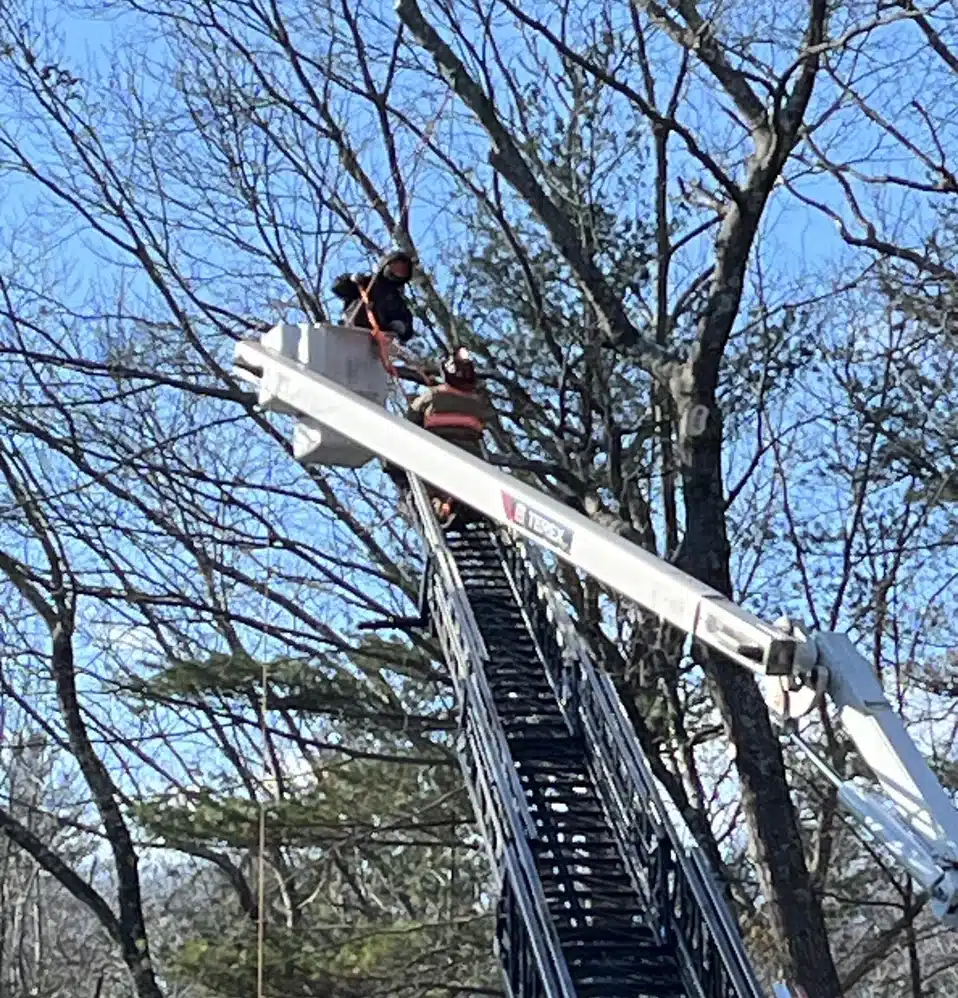 Fire Department Tree Rescue Hopkinton Fire Department Rescues Tree Worker Stuck in Bucket Truck ...