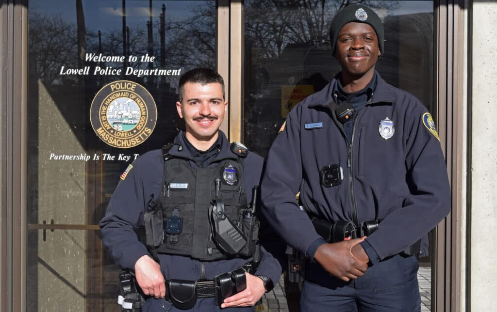 Now Hiring: Lowell Police Department's First Two Cadets Become Sworn ...