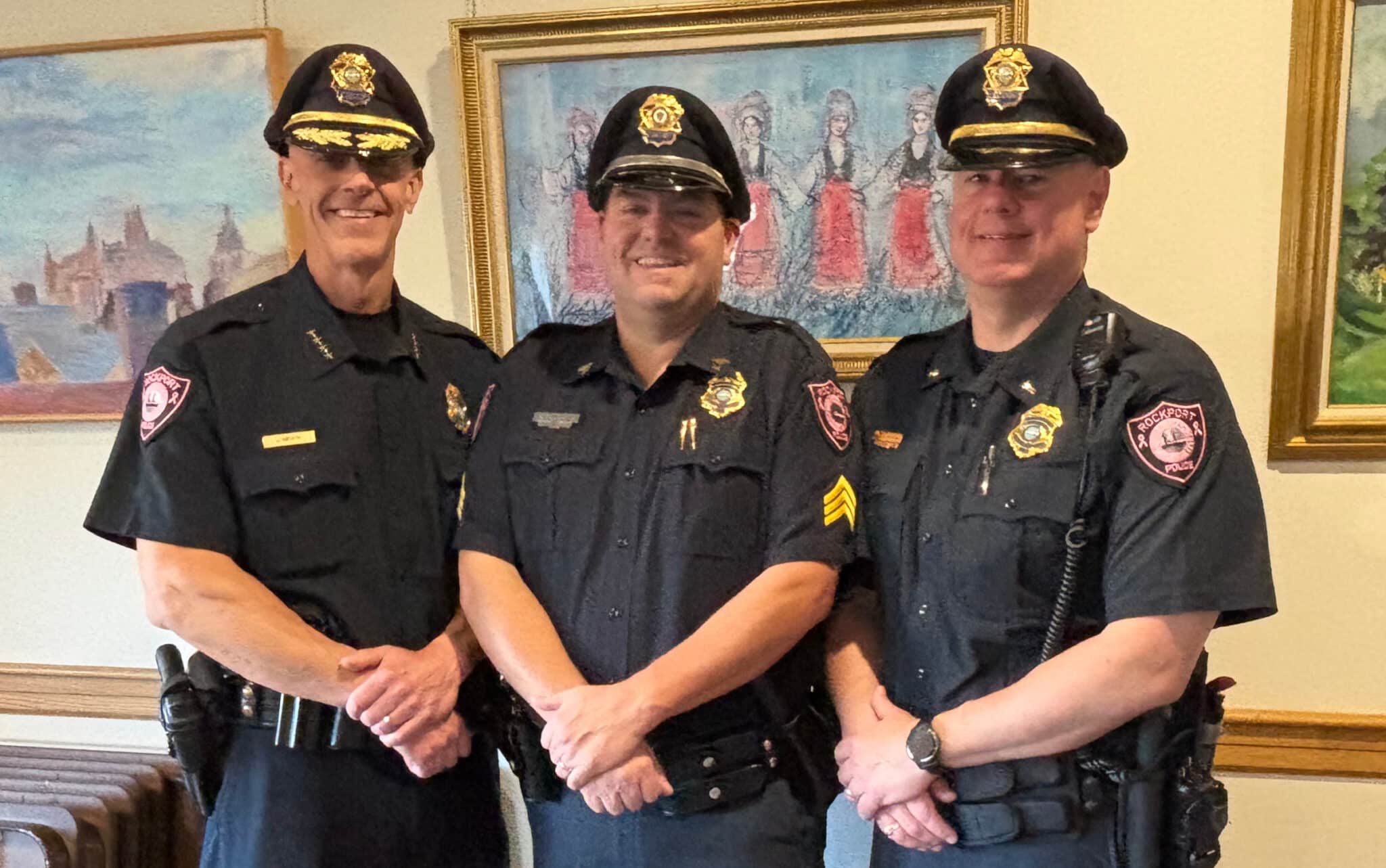 Sergeant Greg Raco Rockport Police Department Promotes Officer Gregory George to the Rank ...